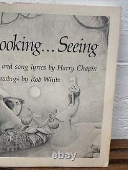 Harry Chapin Signed Looking Seeing Poem & Lyrics Book Rare 1st Edition