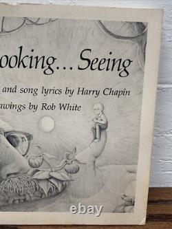 Harry Chapin Signed Looking Seeing Poem & Lyrics Book Rare 1st Edition