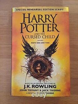 Harry Potter And The Cursed Child Playscript Hardback 1st Edition Signed By Cast