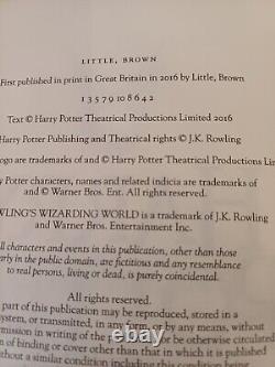 Harry Potter And The Cursed Child Playscript Hardback 1st Edition Signed By Cast