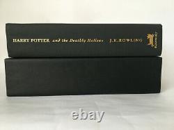 Harry Potter And The Deathly Hallows Deluxe 1st First Edition Signed Book Plate