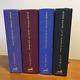 Harry Potter Deluxe UK Book Set First Edition J K Rowling Signed Print