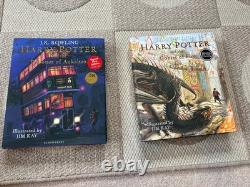 Harry Potter Illustrated Books Signed by Illustrator J. K