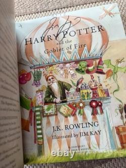 Harry Potter Illustrated Books Signed by Illustrator J. K