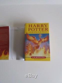 Harry Potter Order Of the Phoenix 1st/1st Edition hand signed book JK Rowling