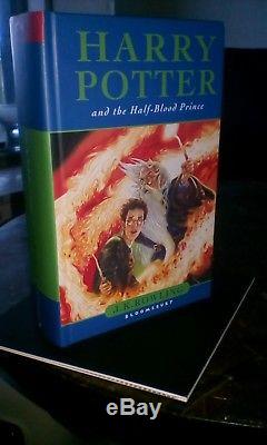 Harry Potter and The Half Blood Prince SIGNED by J K Rowling 1st Edition MINT