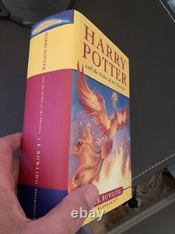 Harry Potter and the Order of the Phoenix First Edition Signed by JK Rowling