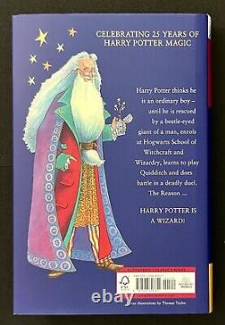 Harry Potter and the Philosopher's Stone 25th Illustrator Signed Dated Dood Line