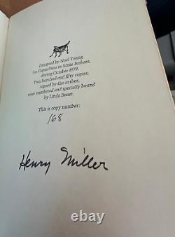 Henry Miller Joey Volume III Book of Friends 1st, signed, numbered RARE