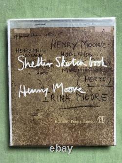 Henry Moore Shelter Sketch Book SIGNED First Edition UK 1944 DJ Real Signature