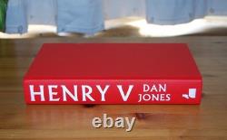 Henry V by Dan Jones SIGNED Indie Bookshop Edition UK HB (1/1) NEW & UNREAD
