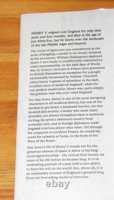 Henry V by Dan Jones SIGNED Indie Bookshop Edition UK HB (1/1) NEW & UNREAD