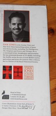 Henry V by Dan Jones SIGNED Indie Bookshop Edition UK HB (1/1) NEW & UNREAD