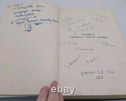 History of Yorkshire County Cricket 1903-1923 Signed by 1924 CC Team Sport Book