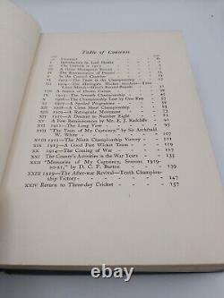 History of Yorkshire County Cricket 1903-1923 Signed by 1924 CC Team Sport Book