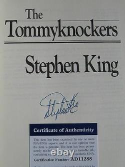 Horror Author STEPHEN KING signed THE TOMMYKNOCKERS 1987 Later Edition Book PSA