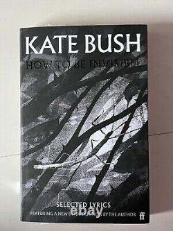 How To Be Invisible by Kate Bush Paperback 2023