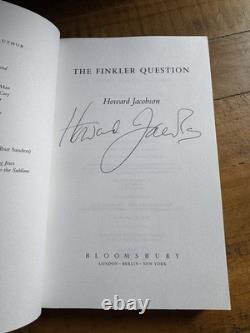 Howard Jacobson Finkler Question Signed 1st Edition & Uncorrected Proof Book