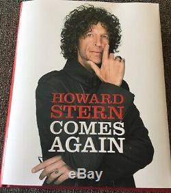 Howard Stern Signed Rare Autograph Comes Again 1st Printing 1st Edition Book