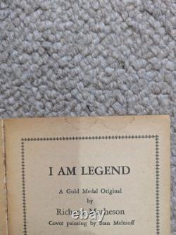 I Am Legend 1954 Signed First Edition Richard Matheson Paperback Book
