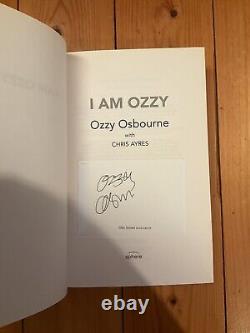 I Am Ozzy Osbourne Signed Uk 1st Edition Hardback Book-racc