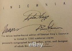 INSOMNIA Stephen King SIGNED /#'d Limited Edition Arnie Fenner Ziesing Books VG+