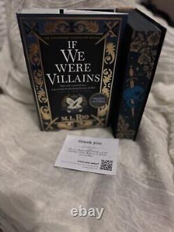 If We Were Villains Rio, M. L. Signed Anniversary Ed. With Sprayed Edges. RARE