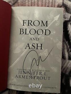 Illumicrate From Blood And Ash Book Special Edition Signed
