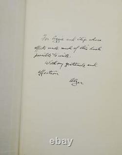 In the Court of Public Opinion ALGER HISS SIGNED First Edition 1957 1st