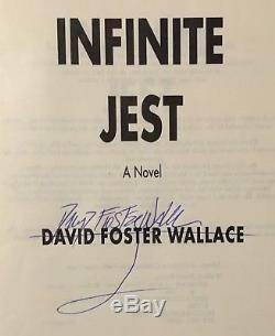 Infinite Jest Signed First Edition 1996 David Foster Wallace Back Bay Books Rare