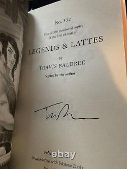 Inkstone Books- Legends & Lattes, Bookshops & Bonedust Travis Baldree SIGNED