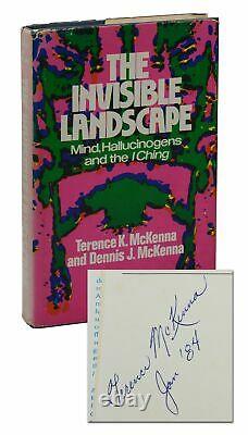 Invisible Landscape by TERENCE McKENNA SIGNED First Edition 1975 1st Book