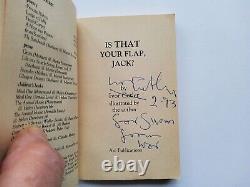 Ivor Cutler rare first edition signed poetry book Is That Your Flap Jack