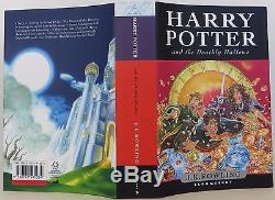 J. K. ROWLING Harry Potter And the Deathly Hallows (Book 7) INSCRIBED 1ST EDITION