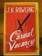 J K ROWLING Signed Book THE CASUAL VACANCY UK 1st Edition 2012 HARRY POTTER