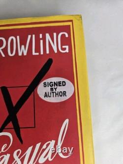 J. K. Rowling The Casual Vacancy Signed 1st Edition Hardcover Collectable 2012