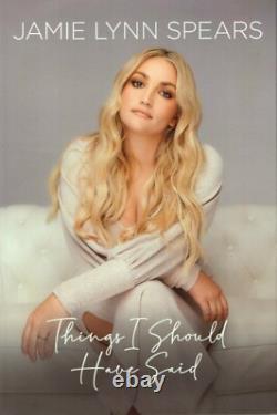 JAMIE LYNN SPEARS signed autographed 1st edition book SISTER OF BRITNEY