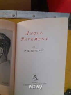 JB Priestley Angel Pavement SIGNED by JB Priestley First Edition Hardback Book