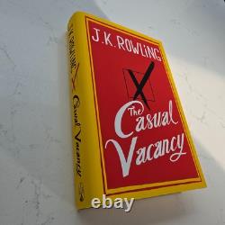 JK Rowling SIGNED The Casual Vacancy Hardback Signed Edition Book Autograph