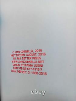 JOAN CORNELLA SOT SIGNED BOOK 2016 FIRST EDITION 1st