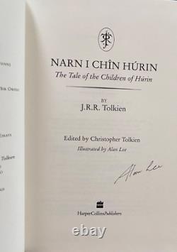 JRR Tolkien, THE CHILDREN OF HÚRIN De Luxe edition, Signed by Illustrator