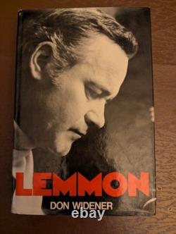 Jack Lemon Signed hardcover Book Rare