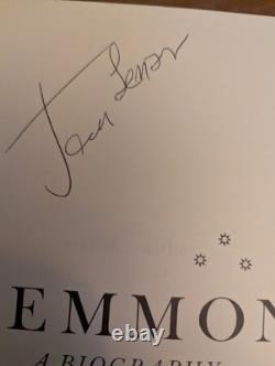 Jack Lemon Signed hardcover Book Rare