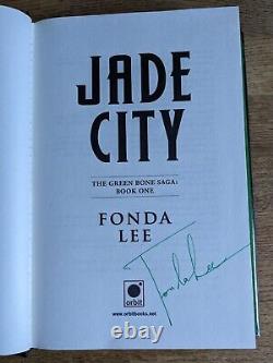 Jade City Fonda Lee (Hardcover, 2017) First Edition SIGNED Rare