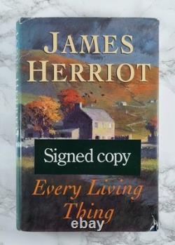 James Herriot SIGNED EDITION Every Living Thing Book 2nd edition Hardback