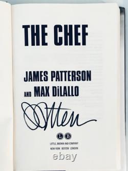 James Patterson In Person Signed The Chef 2019 HC Book DJ Ist Edition/Printing