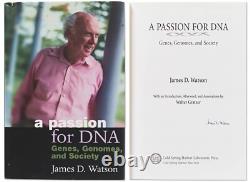 James Watson Signed First Edition of His DNA Book