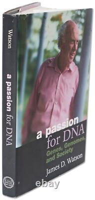 James Watson Signed First Edition of His DNA Book