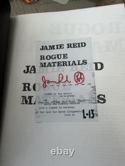Jamie Reid Xerox Limited Edition Book With Two Signed Xerox Prints