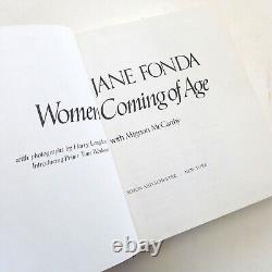 Jane Fonda Signed 1984 Book WOMEN COMING OF AGE First Edition Hollywood Actress